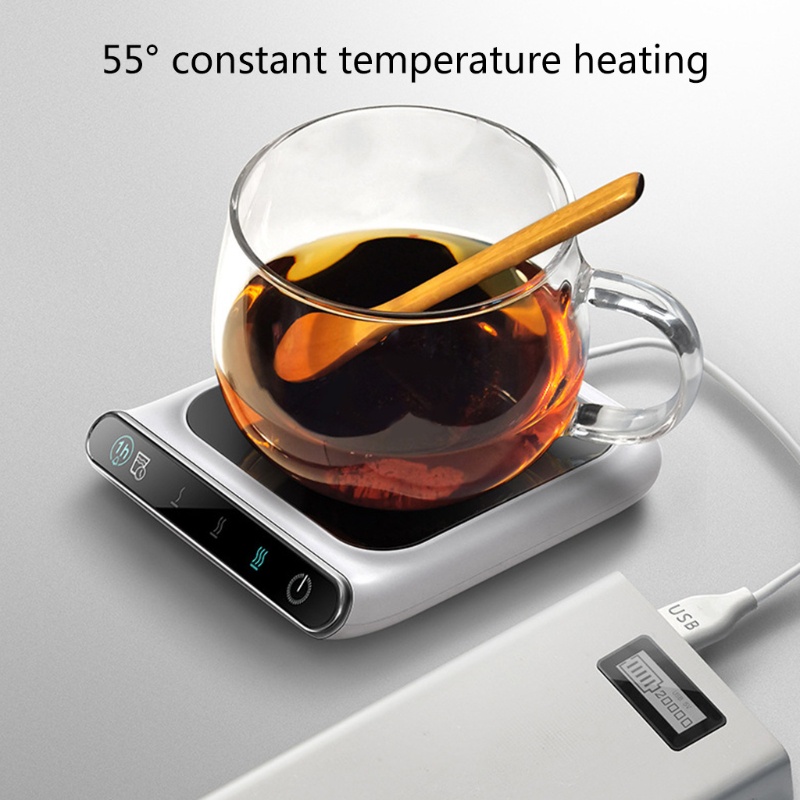 Đế Hâm Nóng Cốc Đồ Uống Thông Minh Mini Kết Nối USB