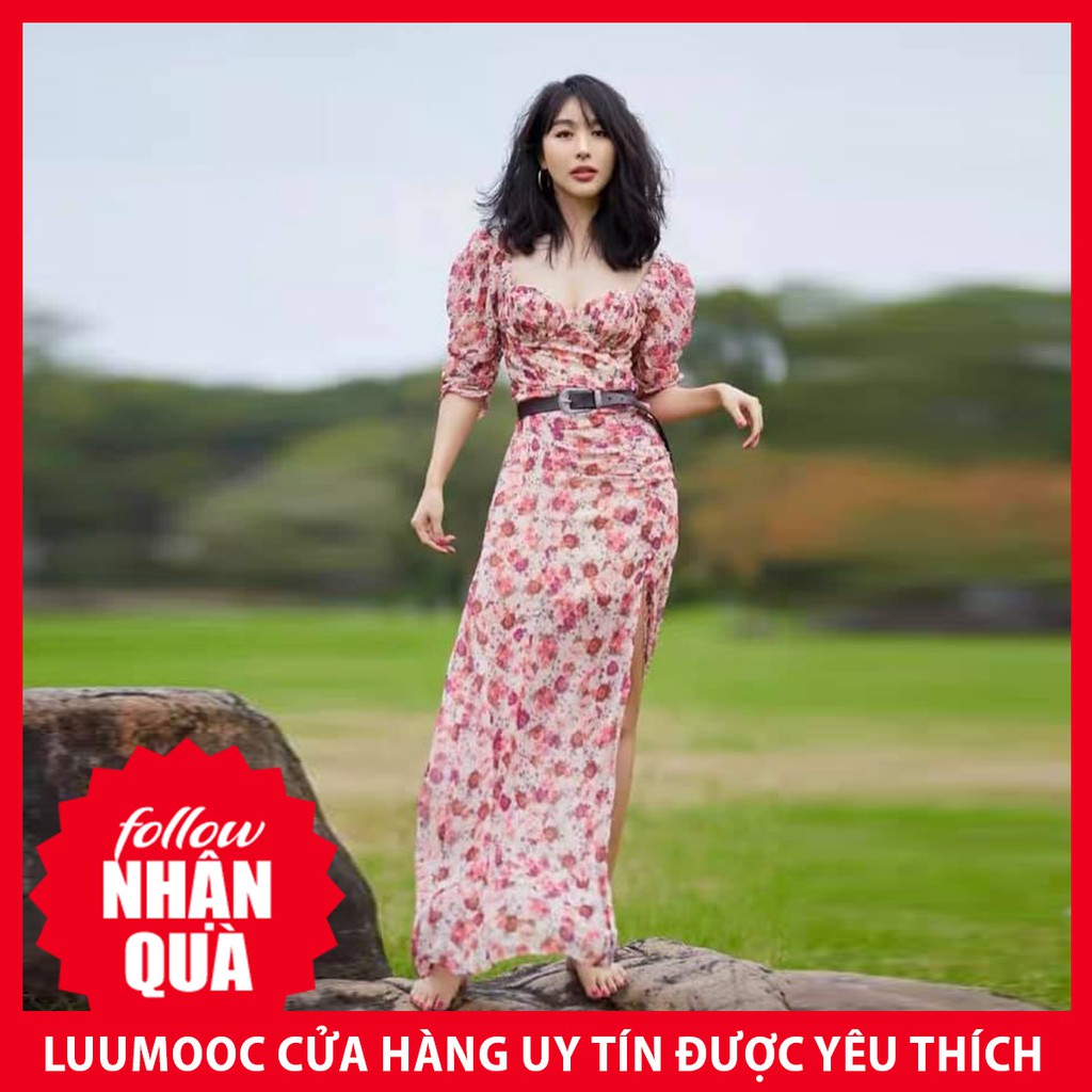 Zara Morocco full tag - Đầm Zara hoa hồng dáng ôm ngực corset xinh đẹp DH3OMCG69N10