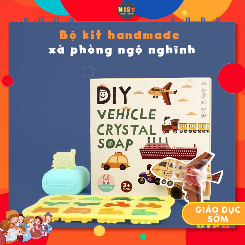 [HD Tiếng Việt] Bộ kit tự làm XÀ PHÒNG HANDMADE cho bé 3 tuổi+