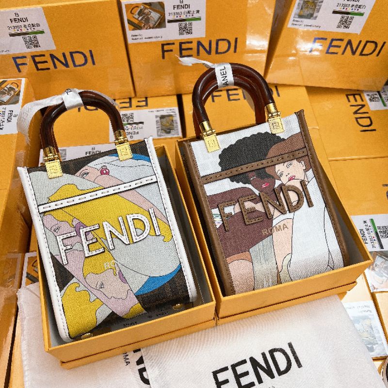 Túi F.D Super ToTe Hoạ Tiết Size 17.5*13 fullbox