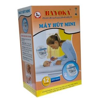 Máy hút đờm mini, hút dịch, hút mũi trẻ em Bayoka