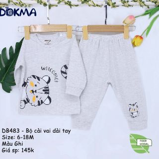 DOKMA_ BỘ DÀI TAY MỎNG CHO BÉ