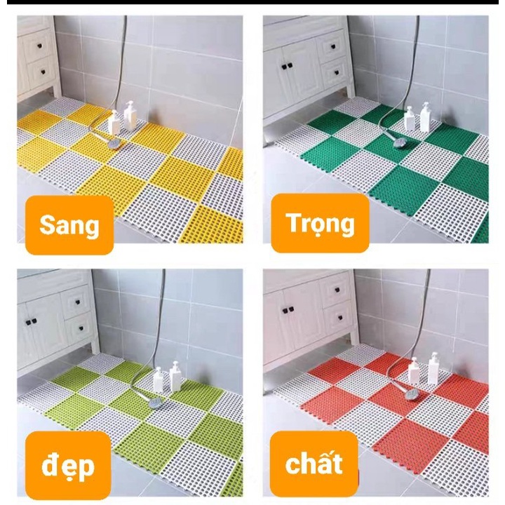 Tấm Lót Sàn Nhà Tắm, Miếng thảm Chống Trơn nhà vệ sinh