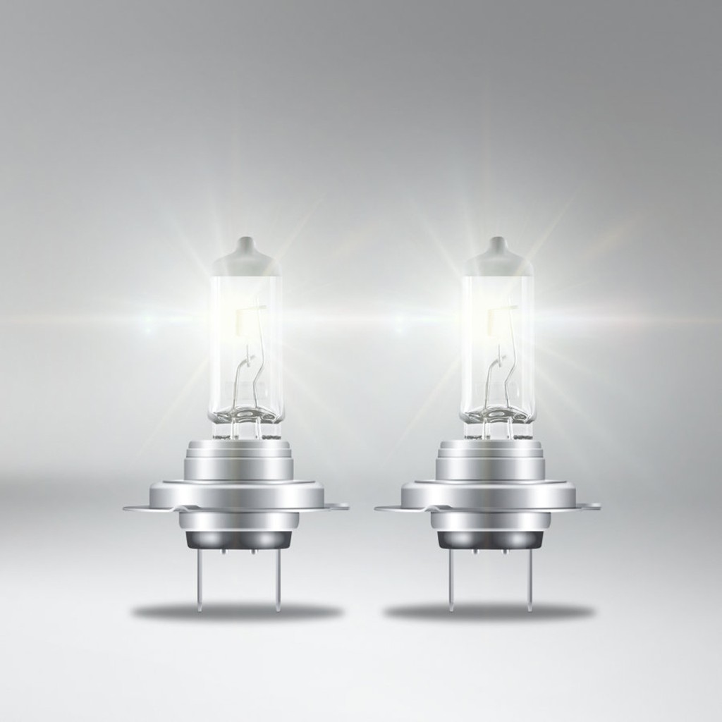 Bóng đèn osram H7 12V 60/55W dùng cho pha cos ô tô và xe máy, bền bỉ, ánh sáng chuẩn, siêu tiết kiệm, model 2019