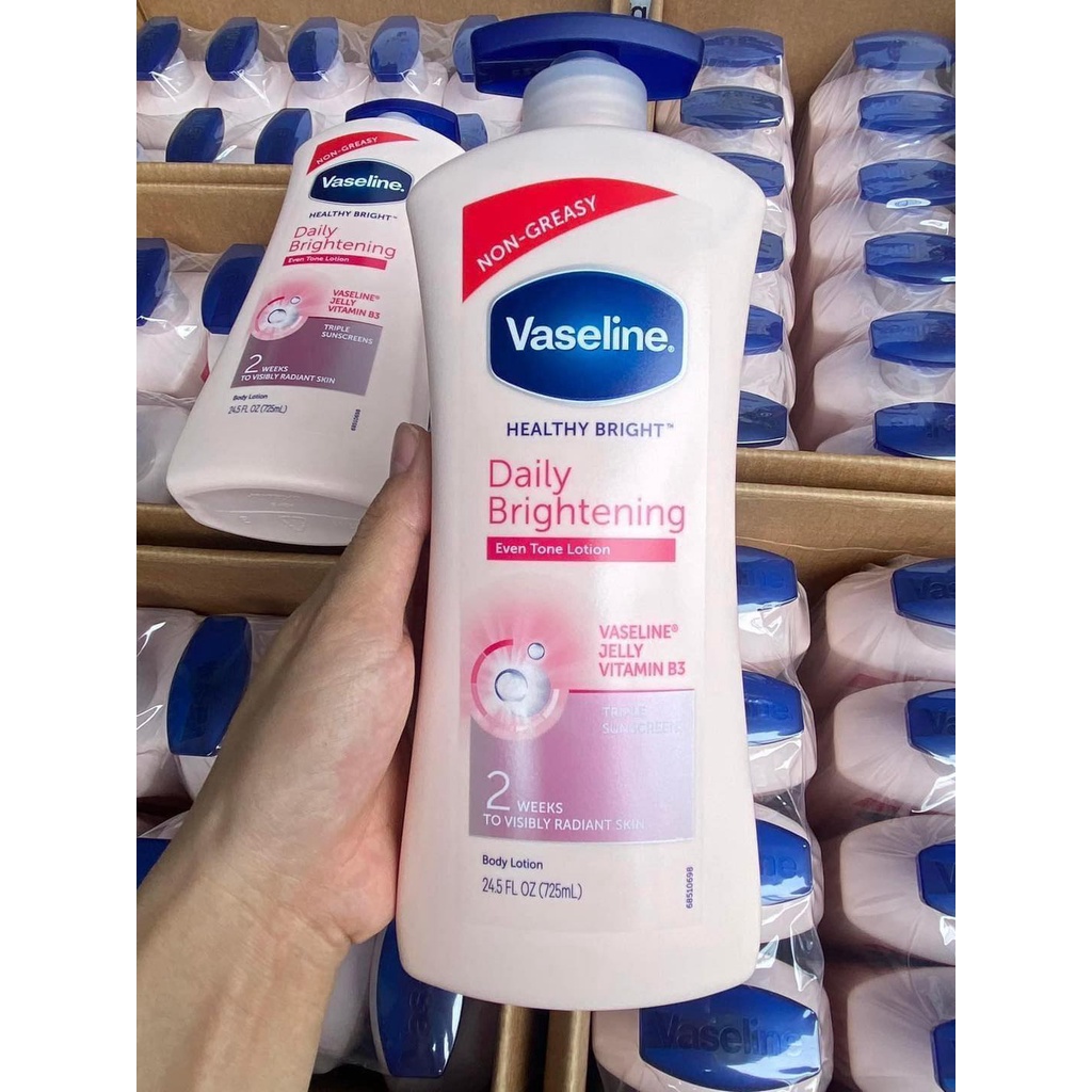 Lotion Dưỡng Trắng Da, Chống Nắng Body Vaseline