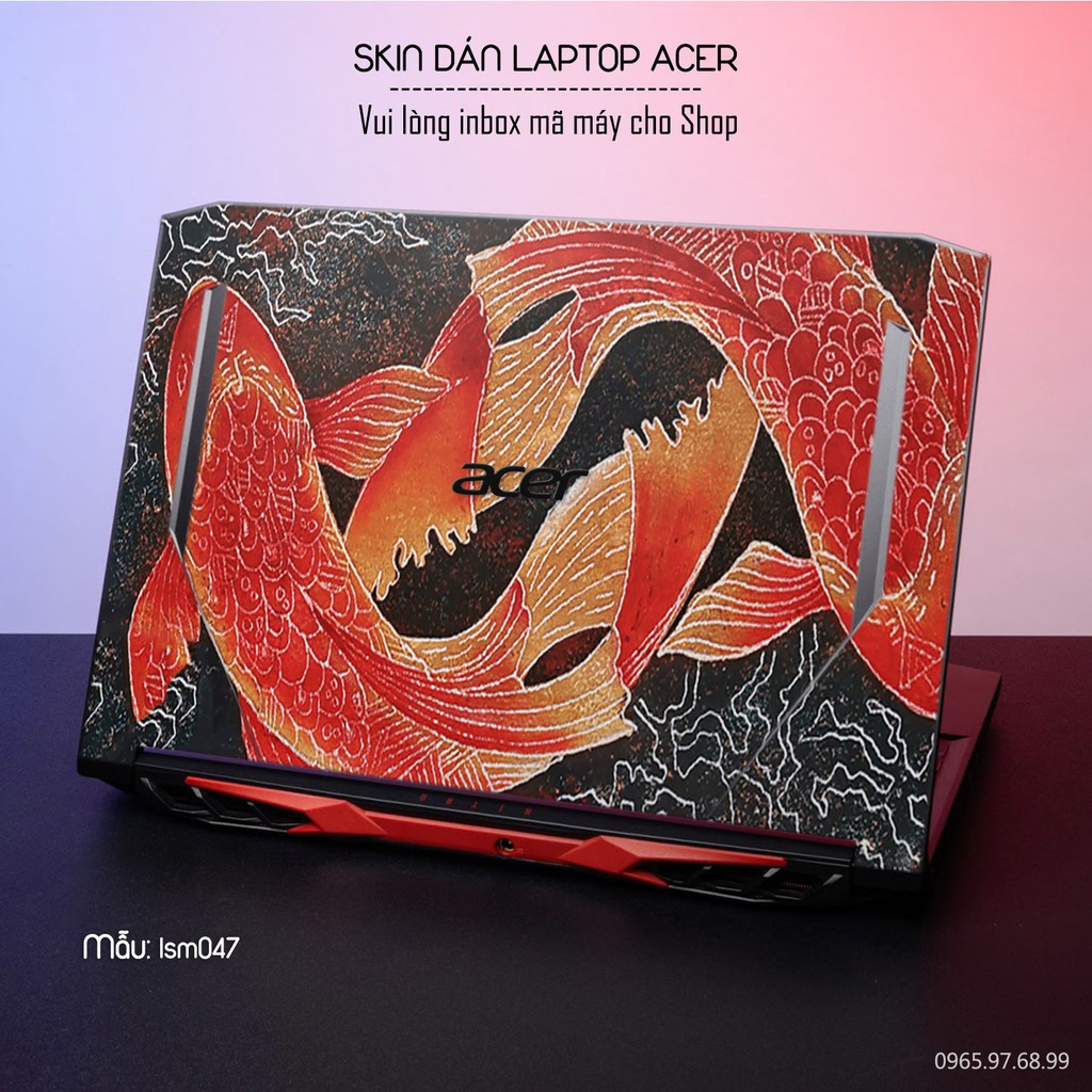 Skin dán Laptop Acer in hình Song Ngư (Pisces) - lsm047 (inbox mã máy cho Shop)