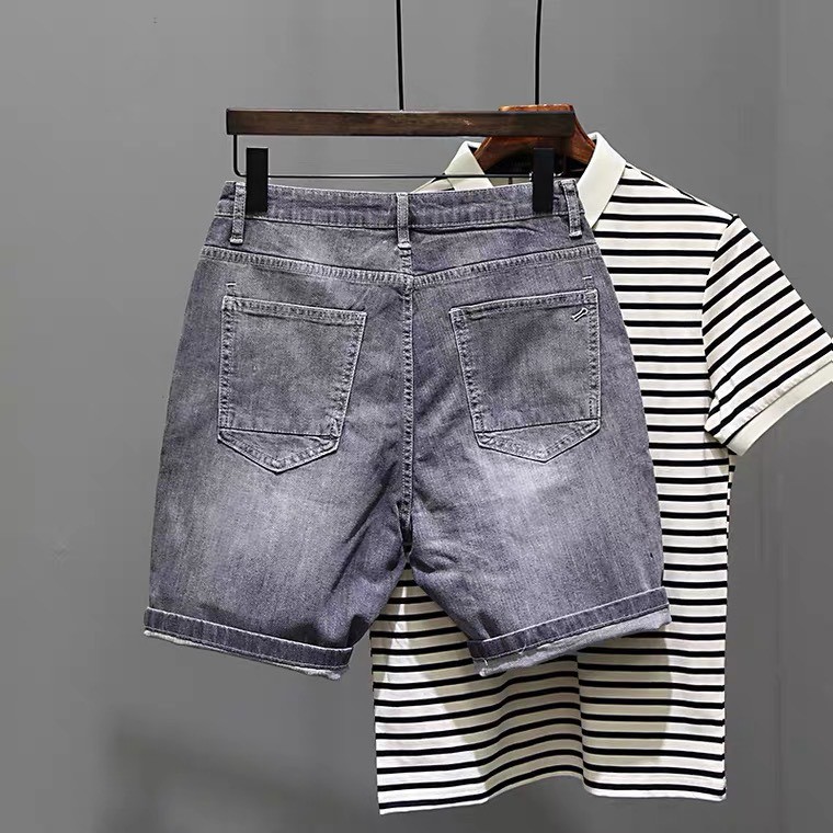 Quần Short , Quần Sọt Jean Nam Clend Fashion Chất Liệu Demin Co giãn Thoáng Mát Thời Trang Cao Cấp KV51