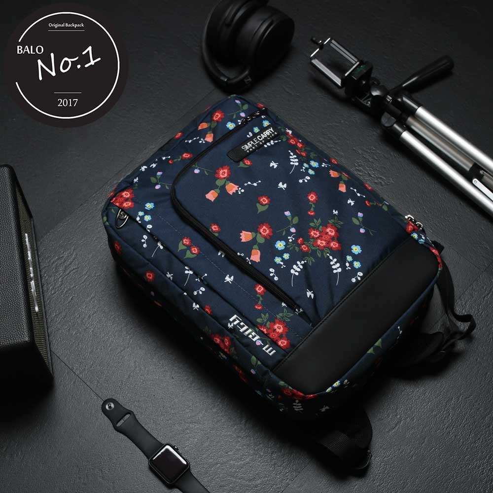 Balo Thời Trang Cao Cấp Simple Carry M – City Flower