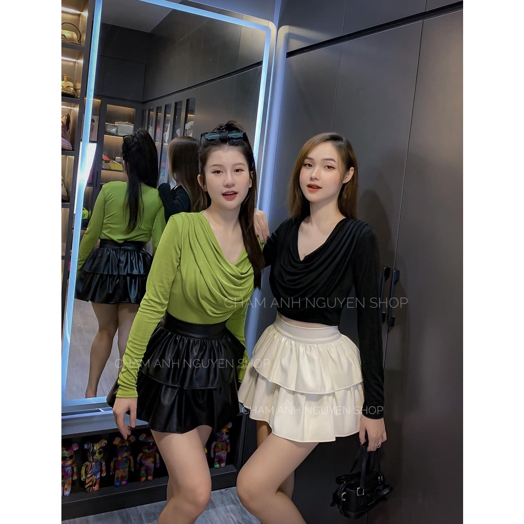 Áo thun tay dài,Áo cổ đổ dài tay co giãn thoải mái