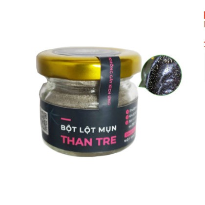 Gel lột Mụn Than Tre hoạt tính - Sạch mụn - Thải độc chì- Trắng da - Sáng mịn handmade