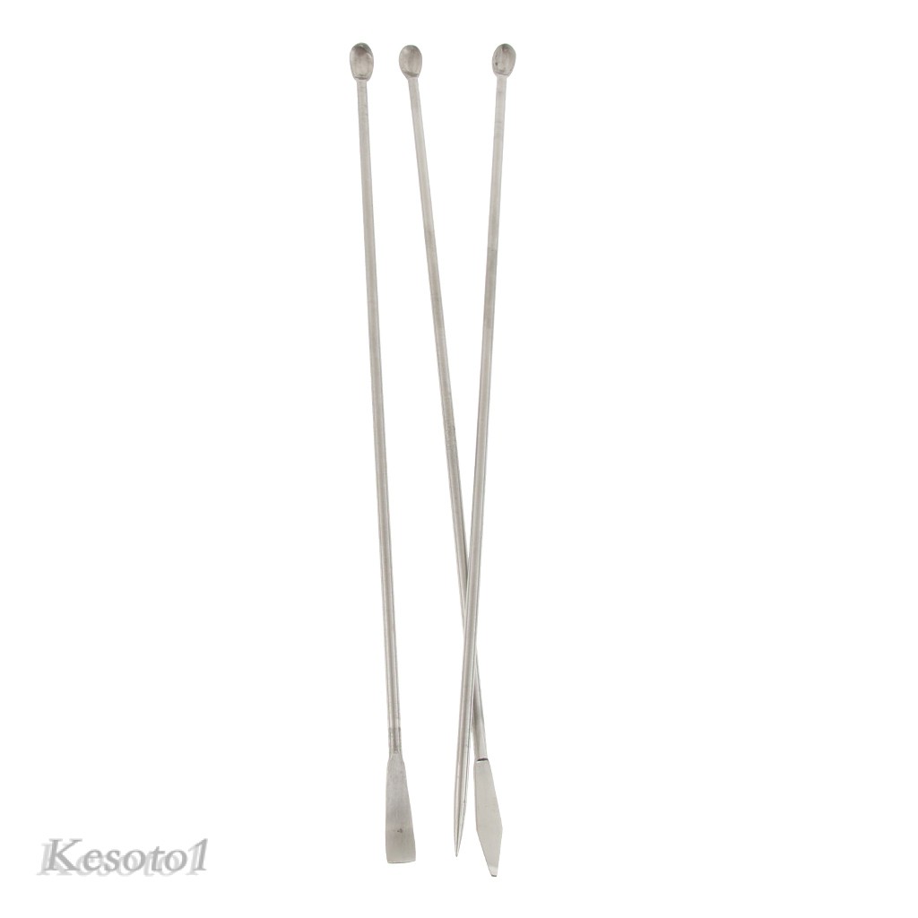 Set 3 muỗng inox 22cm thích hợp sử dụng trong phòng thí nghiệm