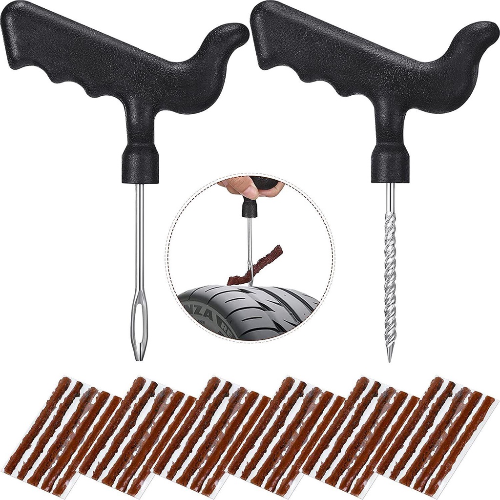 MYRONGVN Bộ Dụng Cụ Vá Lốp Xe Hơi Bằng Cao Su Tiện Dụng