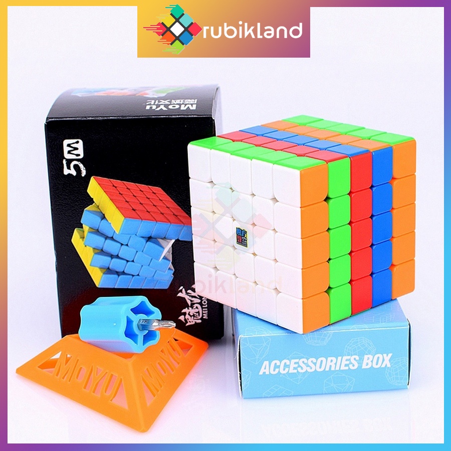 Rubik 5x5 MoYu MeiLong 5M M Series MoYu M MeiLong M Rubic 5 Tầng Nam Châm Stickerless Đồ Chơi Trí Tuệ Trẻ Em