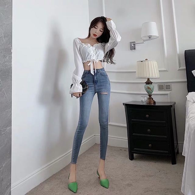 [Mã WASTMAY giảm 15% tối đa 30K đơn 150K] [ NHIỀU MẪU ] QUẦN SKINNY JEAN CẠP CAO_Hình thật | BigBuy360 - bigbuy360.vn