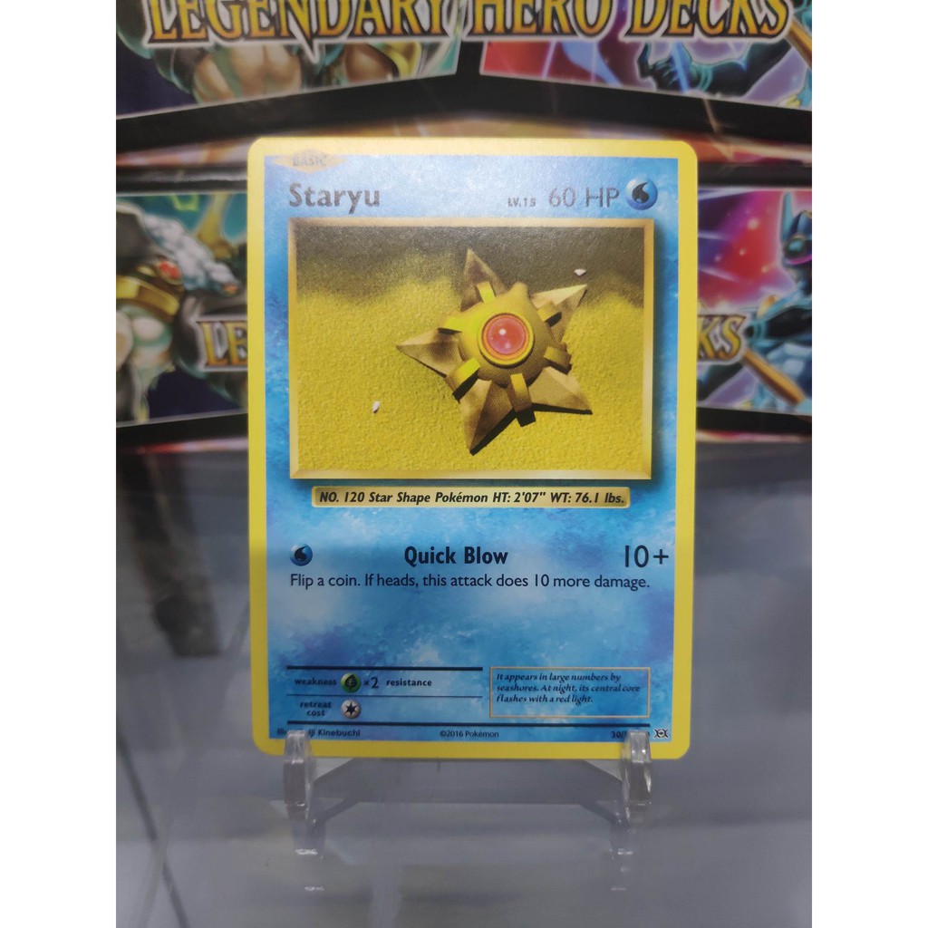 [ Dưa Hấu Yugioh ] Lá bài thẻ bài Pokemon Staryu