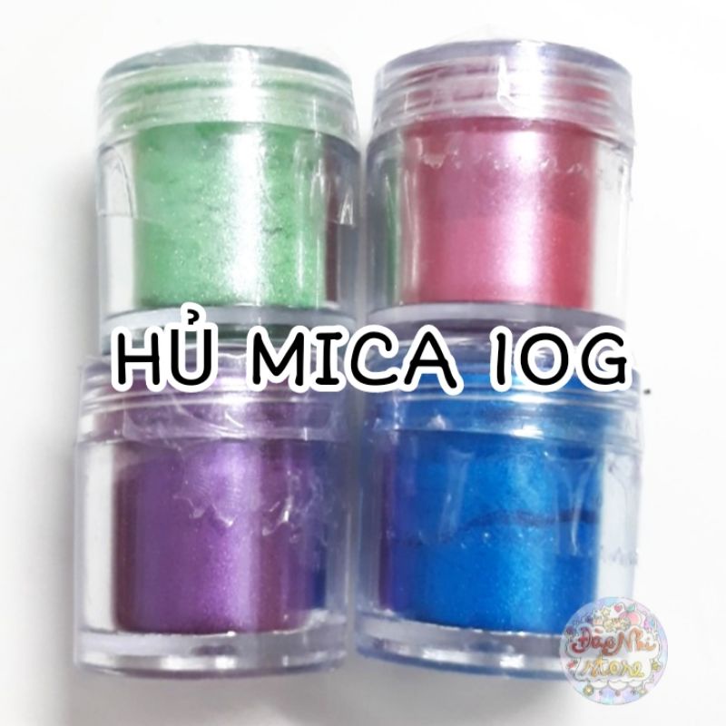 Hủ 10g Bột Kim Loại/Nhũ Camay/Metallic/bột bỏ kim loại vào epoxy/meca powder/bột nhũ Camay làm slime và resin