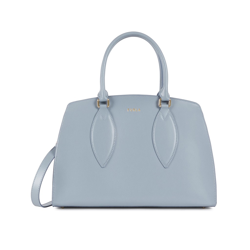 Túi Xách Nữ Furla Doris Tote M Avio Light G (Blue)