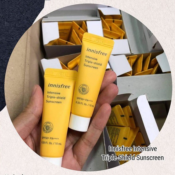 Kem chống nắng Innisfree Intensive Triple Shield Sunscreen SPF50+PA++++ MINI 10mL