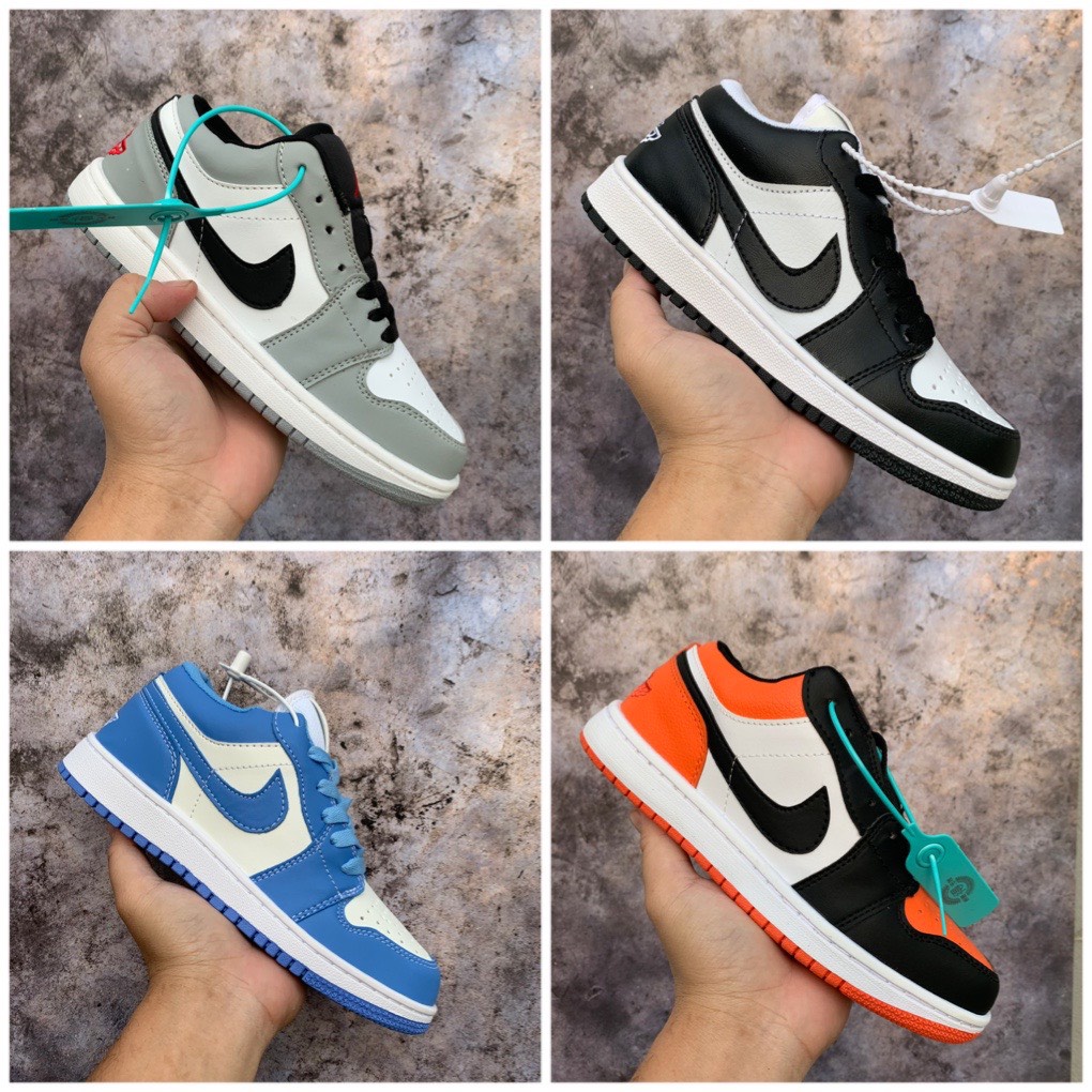 Giày jordan 1 cổ thấp các màu hot , giày thể thao JD1 low bản đẹp full box bill đủ size nam nữ