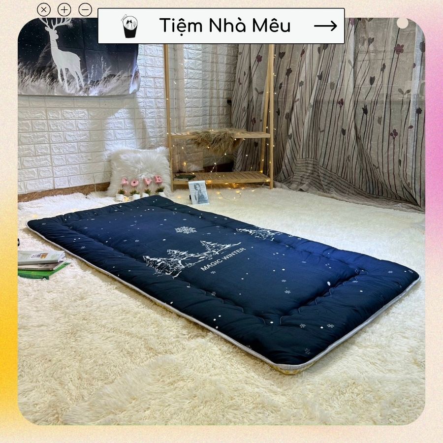 [ Siêu Sale ] Topper Mini Tấm Bảo Vệ Nệm Đa Năng✨90x1m9-Tiệm Nhà Mêu✨Nệm ngủ trưa văn phòng mềm mịn, thấm hút cực tốt