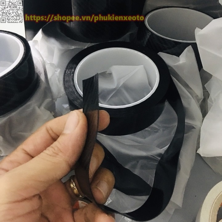 Nẹp Carbon dẻo 5D Nano Dán Bảo Vệ Cửa, Gương, Bậc Cửa, Thân Xe Hơi Chống Nước Chống Trầy Xước