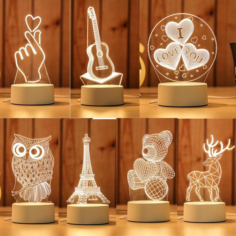 Đèn Led 3d Dùng Trang Trí Nội Thất