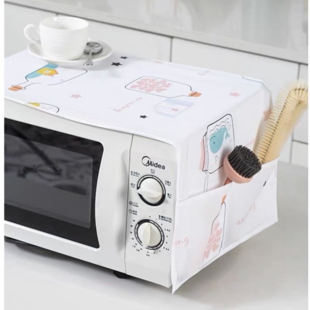 Vỏ Bọc Lò Vi Sóng, Tấm Phủ Chống Thấm Nước/Dầu Mỡ/Bụi Bẩn Tiện Dụng 88311