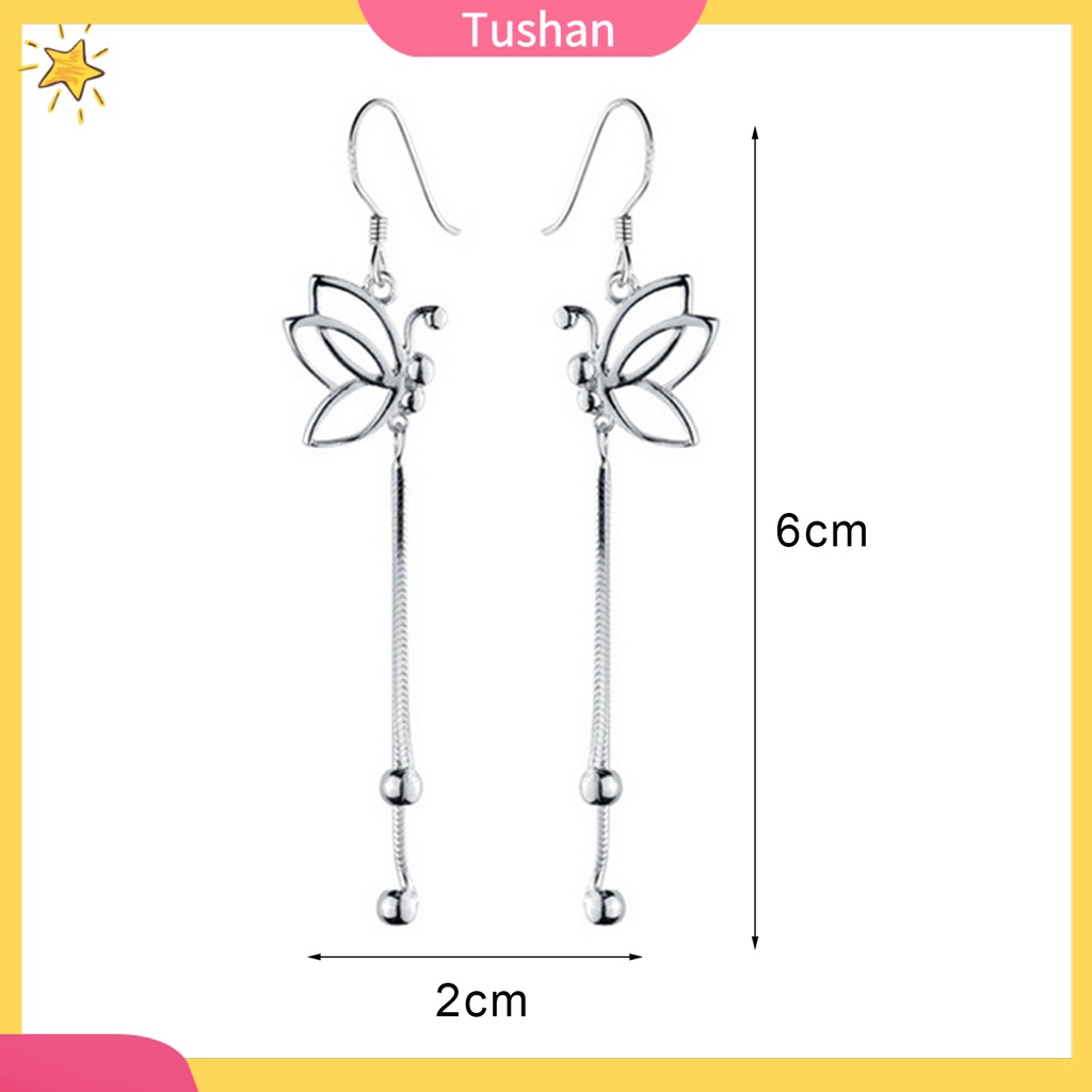 Khuyên tai nữ trang dáng dài tạo hình độc đáo