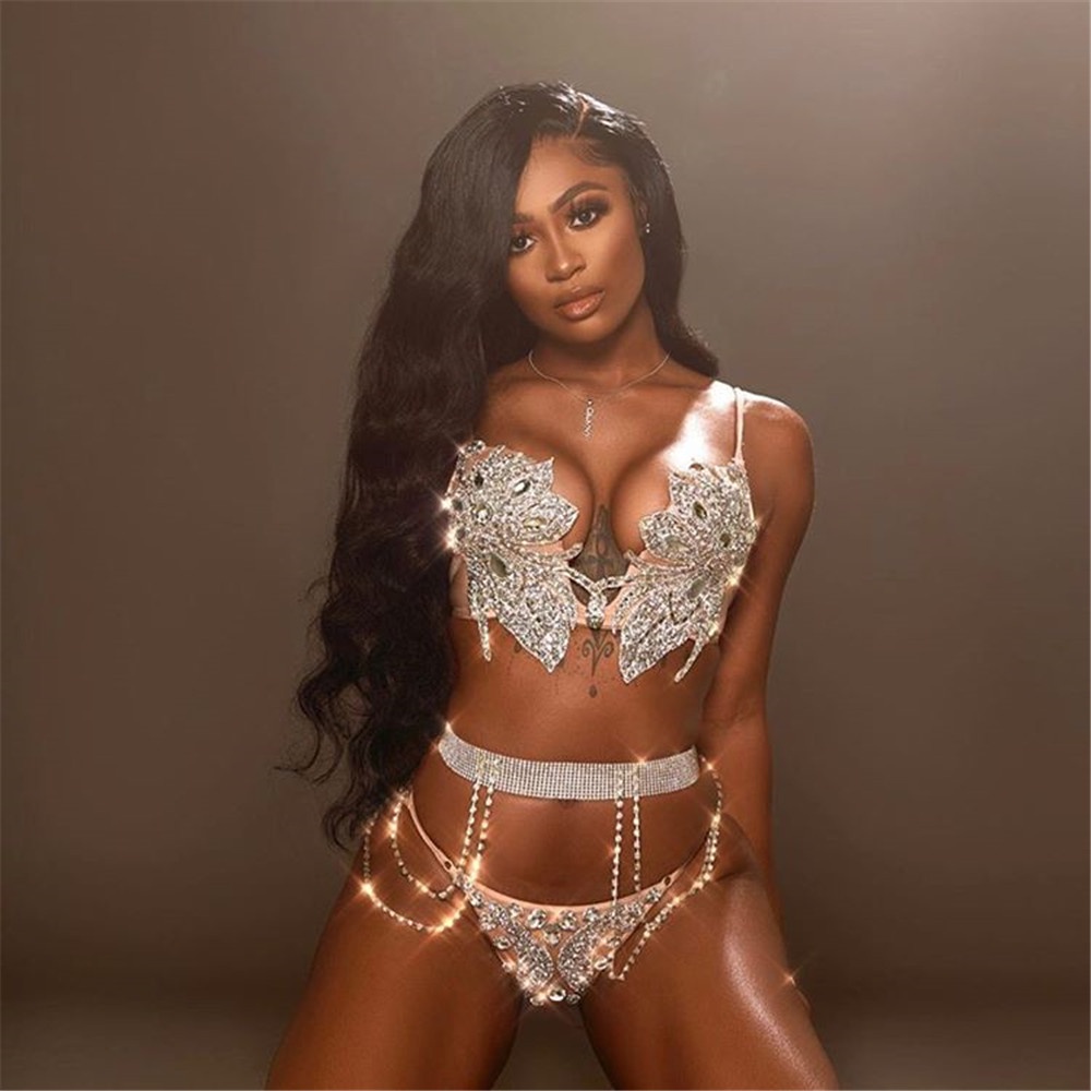 Thắt Lưng Đính Đá Lấp Lánh Thời Trang Dành Cho Nữ