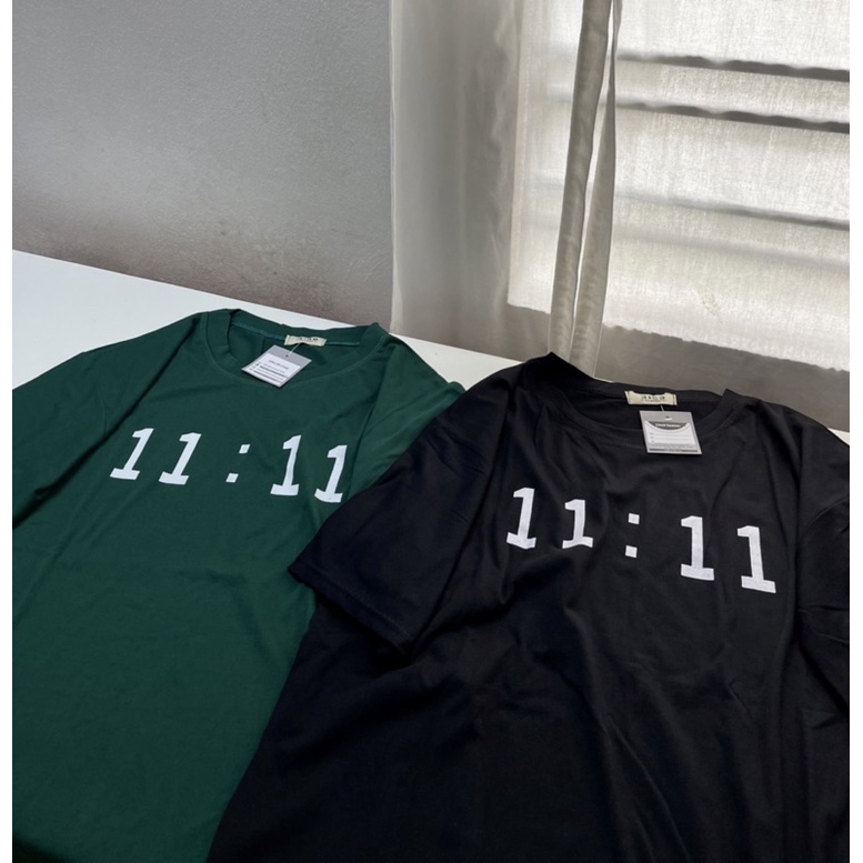 [RẺ VÔ ĐỊCH] Áo thun tay lỡ 11:11 chất cotton | BigBuy360 - bigbuy360.vn