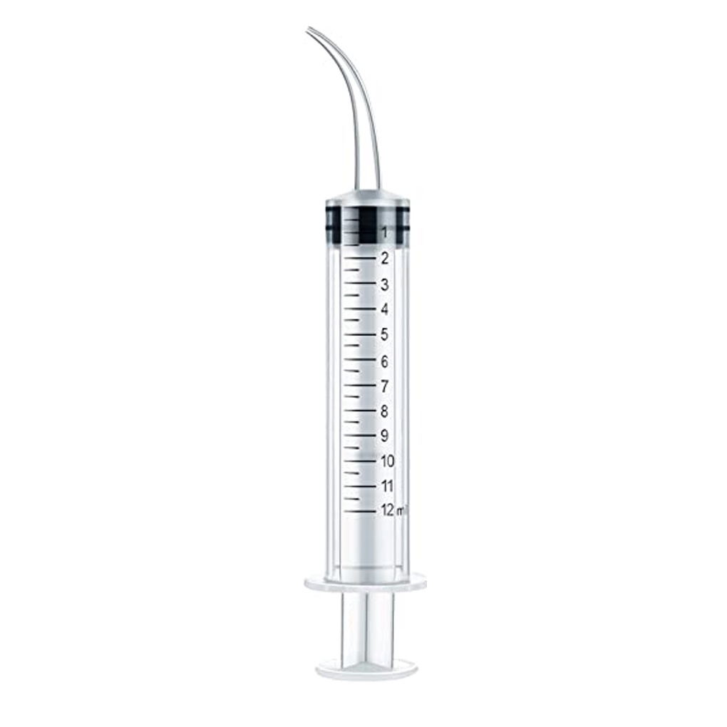 [Hàng mới về] 10 ống tiêm nhựa đầu cong/ thẳng 12ml hiệu quả
