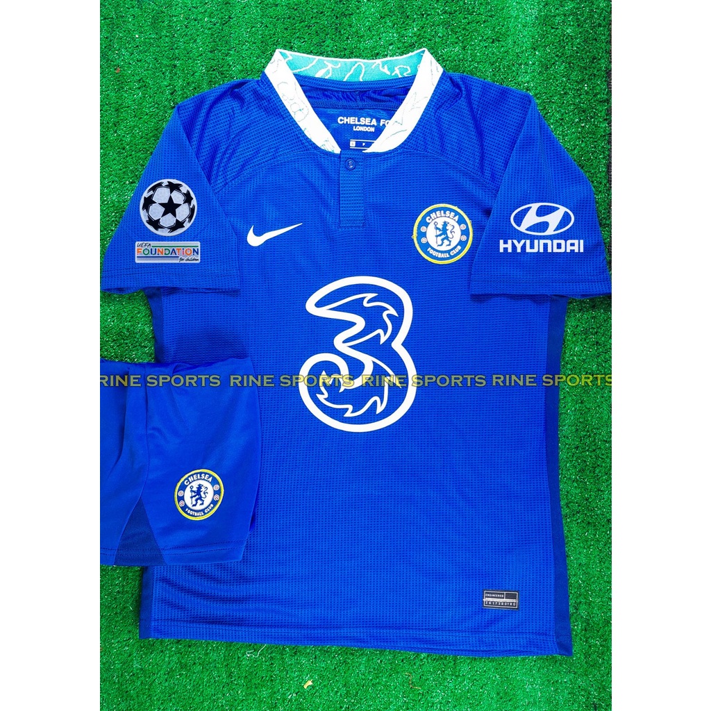 Bộ áo bóng đá Chelsea sân nhà super hàng thailand 2022-2023 Giống thi đấu