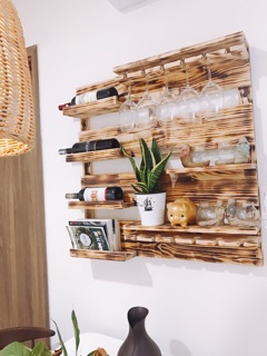 Kệ rượu vang - DIY - 001