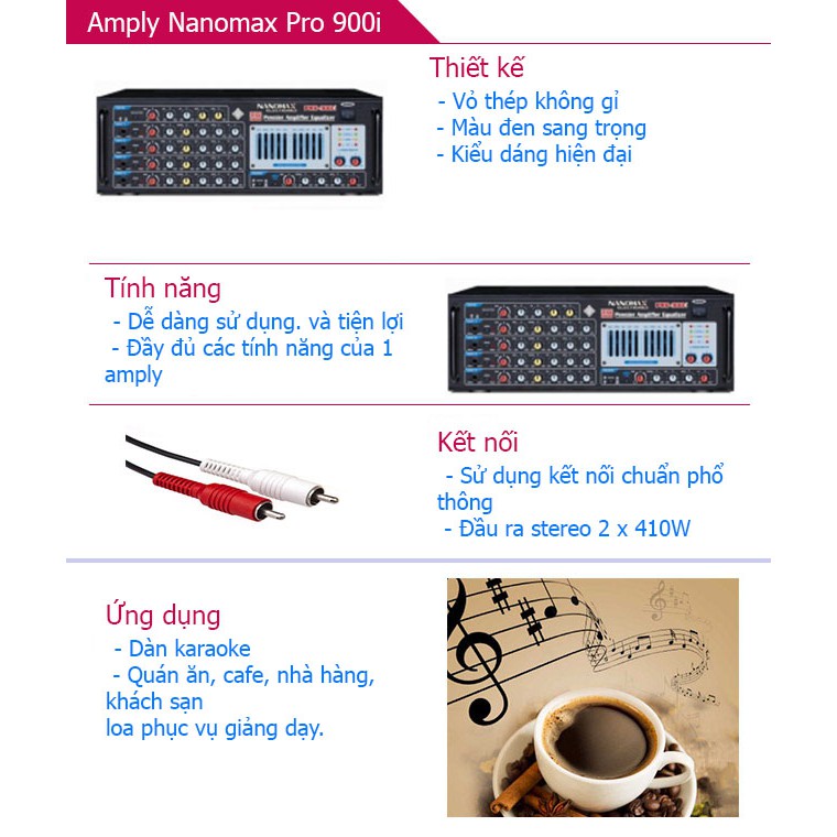 Amply Karaoke Nanomax Pro-900ib