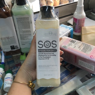 SỮA TẮM SOS DÀNH RIÊNG CHO MÈO 530ml (hình thật)