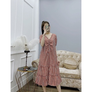 Đầm bigsize dáng suông đuôi cá đến 65kg, đầm bầu thiết kế, váy giấu bụng