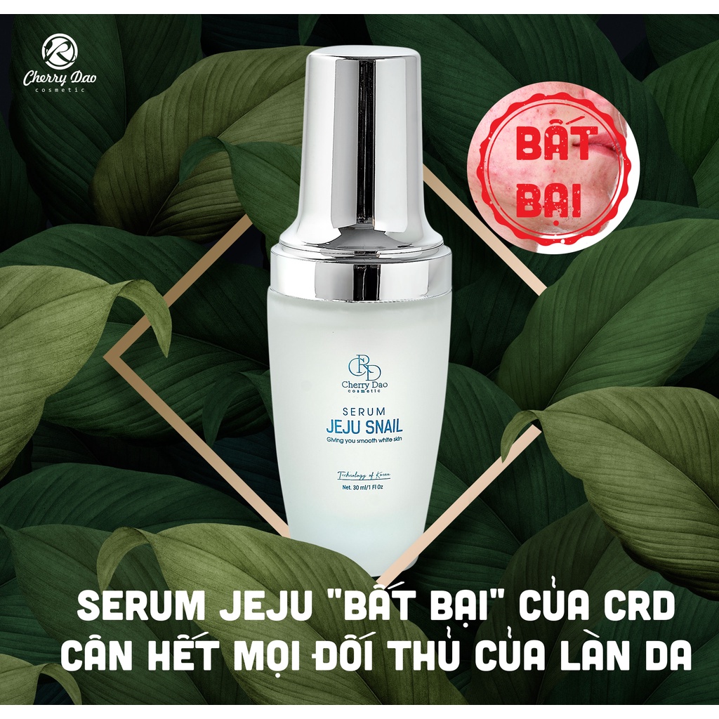 Serum trắng da - chống lão hóa - làm mờ thâm - dưỡng ẩm - Serum Jeju Snail – CRD.