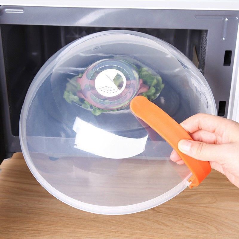 Lồng bàn trong suốt đậy thức ăn nắp đậy lò vi sóng