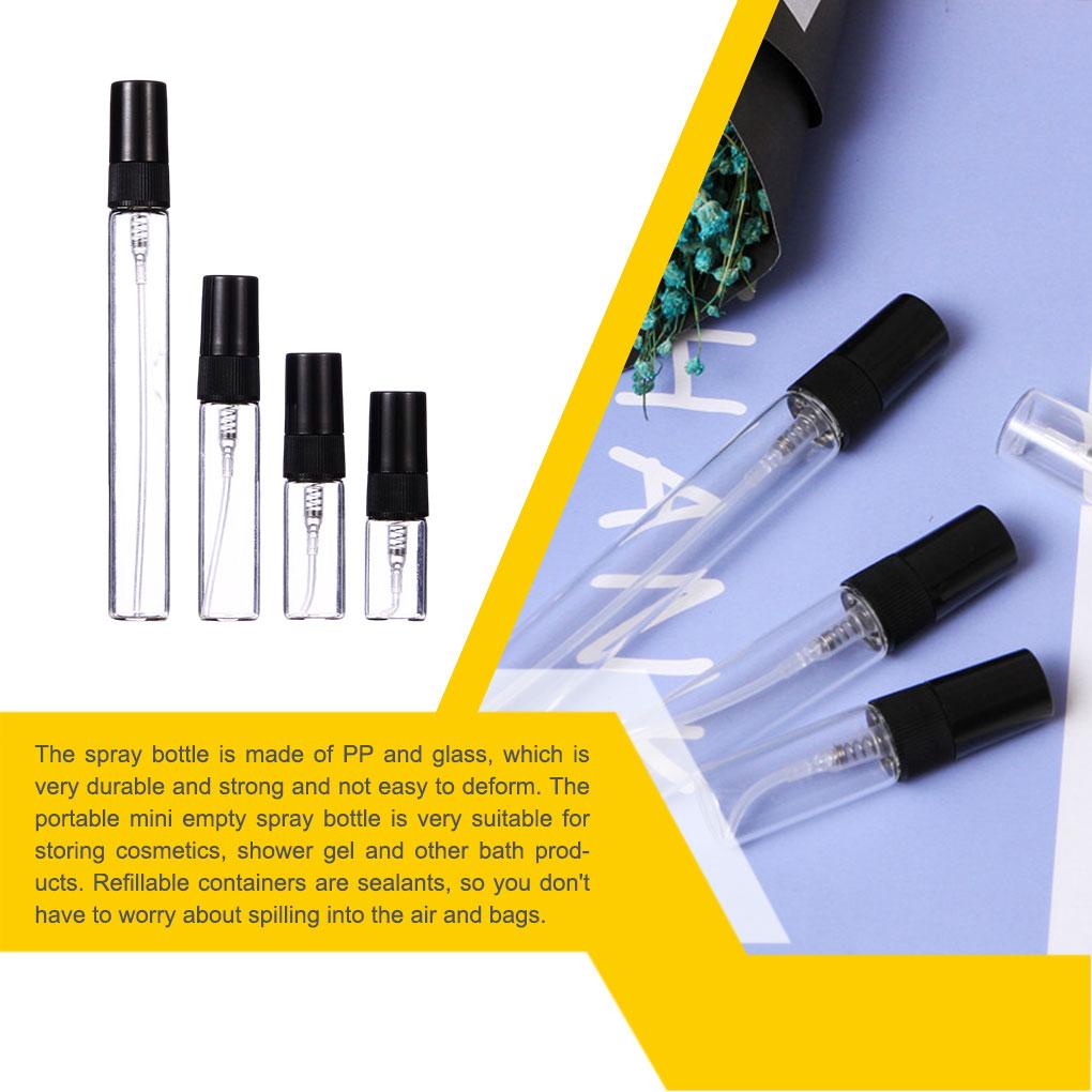 Set 4 Chai Rỗng Dạng Xịt Mini Đựng Mỹ Phẩm Tiện Dụng