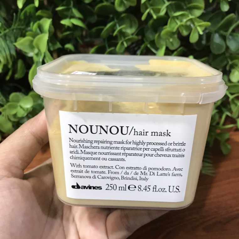 Mặt nạ hấp chăm sóc tóc hư tổn Nounou Davines Hair Mask 250ml