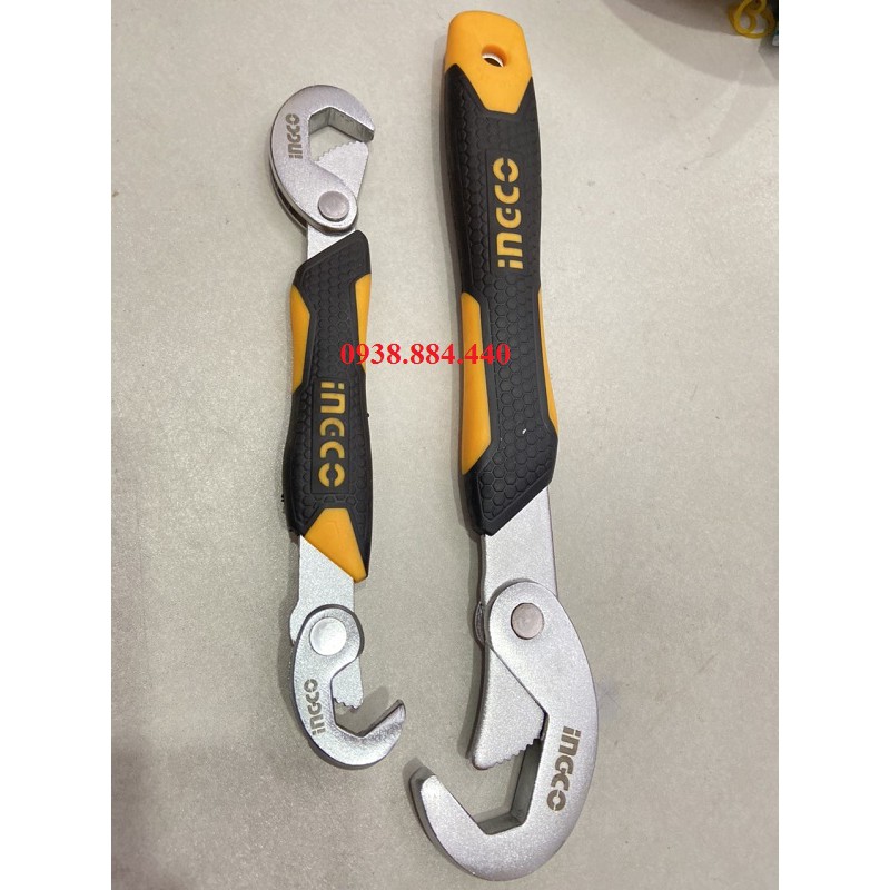 Bộ mỏ lết đa năng Ingco HBWS110808
