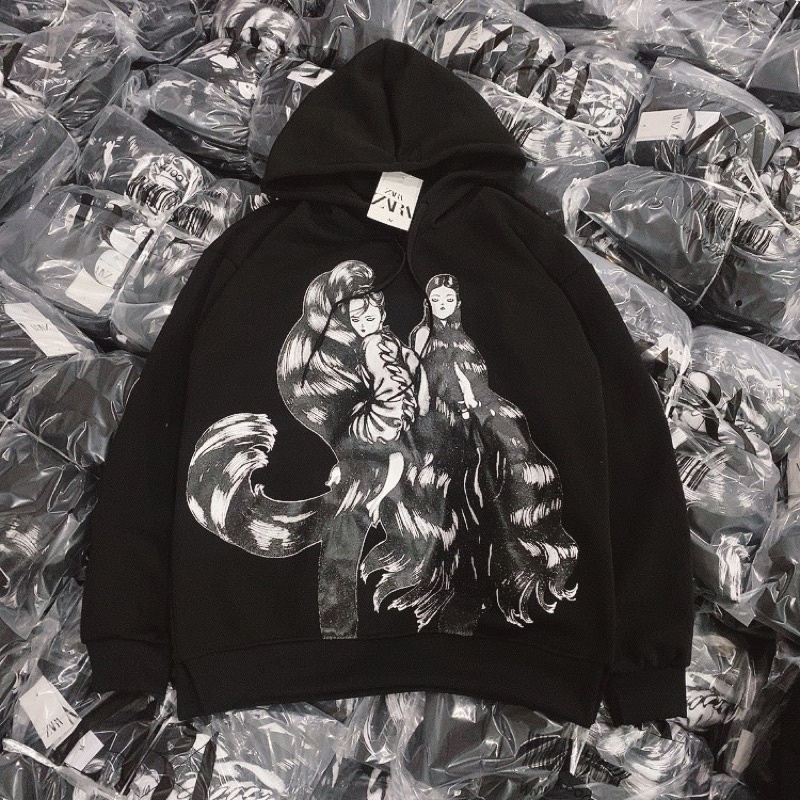 [FREESHIP - HÀNG LOẠI 1] ÁO NỈ MŨ ĐEN PHOM OVER | BigBuy360 - bigbuy360.vn