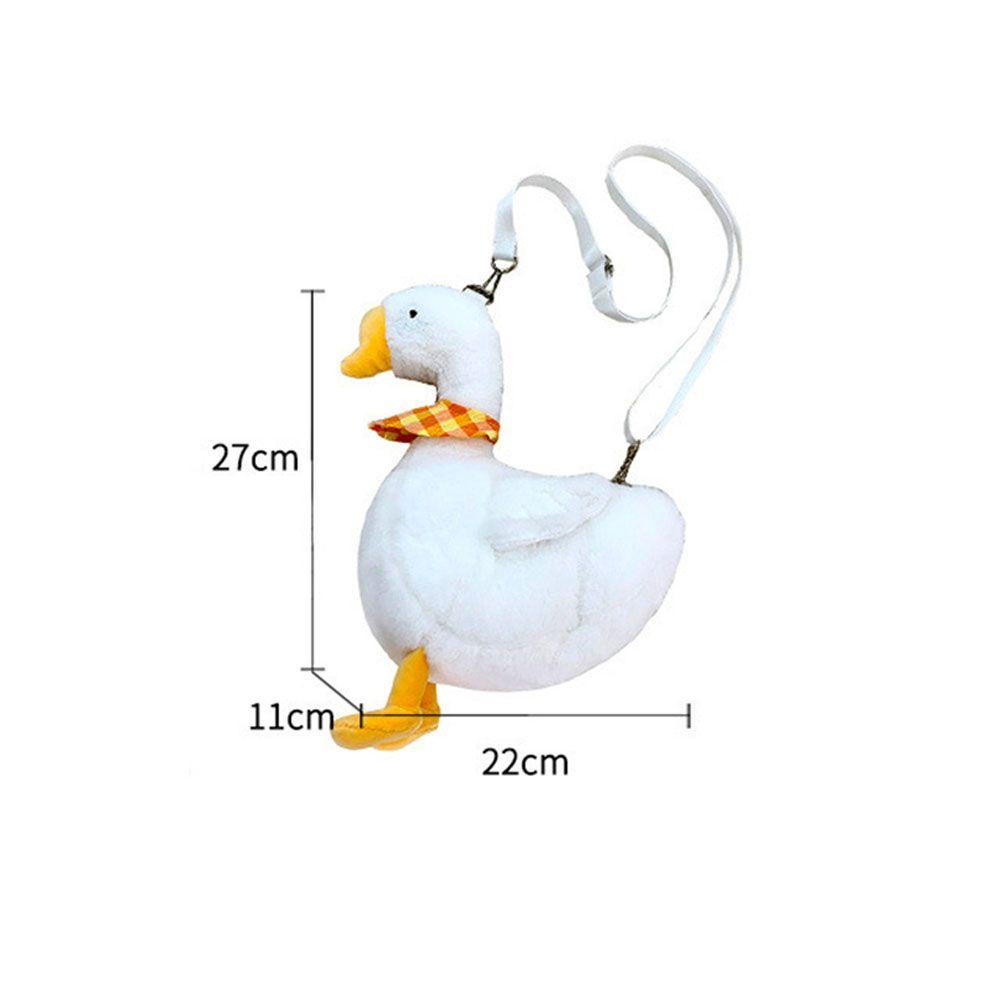 Túi Tote Đeo Vai Vải Lông Mềm Màu Cầu Vồng Dễ Thương