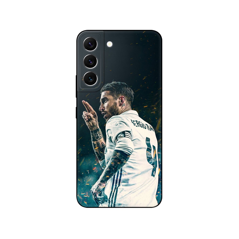 Ốp Điện Thoại Silicon Tpu Mềm Đen Hình Cầu Thủ Messi Ramos Modric Neymar Mbappe Salah Cho Samsung Galaxy S22 Plus Ultra S22 5G A13 4G LTE 5G