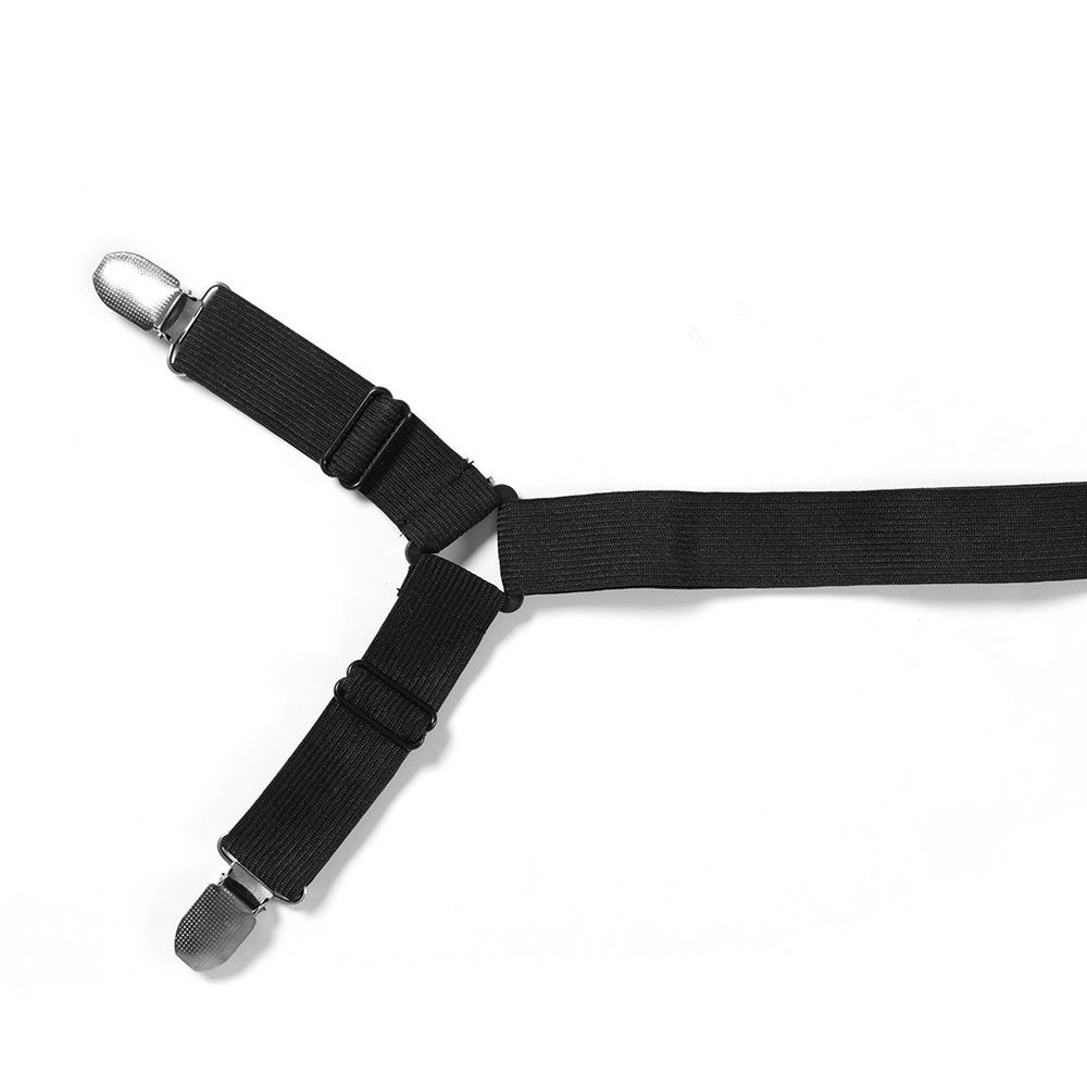 Dây đai kẹp 3 chiều 6 mặt co giãn cố định ga trải giường ngủ chống trượt nhiều màu sắ