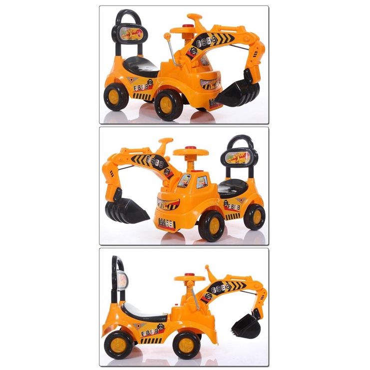 Xe cần cẩu, máy xúc, Xe chòi chân cao cấp cho bé