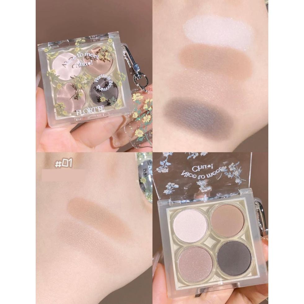Bảng mắt 4 ô Flortte Nice To Meet Chu