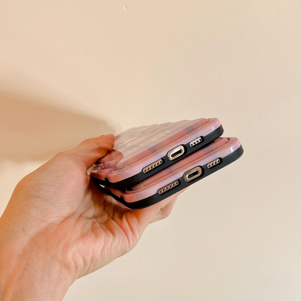 Ốp Điện Thoại Tpu Dẻo Họa Tiết Hoạt Hình Chú Chó Tím Dễ Thương Cho iPhone 11 12 13 Pro Max XS Max X XR