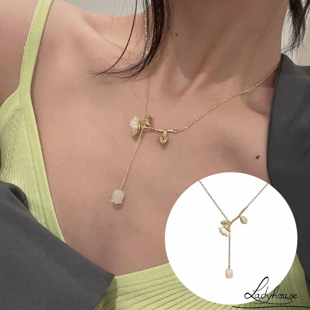 Vòng Cổ Chuỗi Hạt Hình Giọt Nước Thanh Lịch Dành Cho Nữ