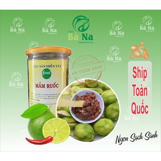 Mắm ruốc chấm xoài cóc